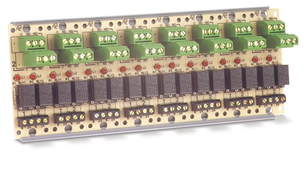 APC MR-828/T MR-820 Dual Relays, SPDT, 8 Module, Track Mount