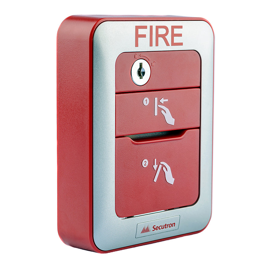 Secutron MRM-810MPU-EN Addressable Manual Pull Station - The Fire Alarm Supplier