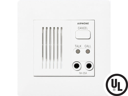 Aiphone NH-2SA/A Dual-Jack Bedside Audio Sub Station