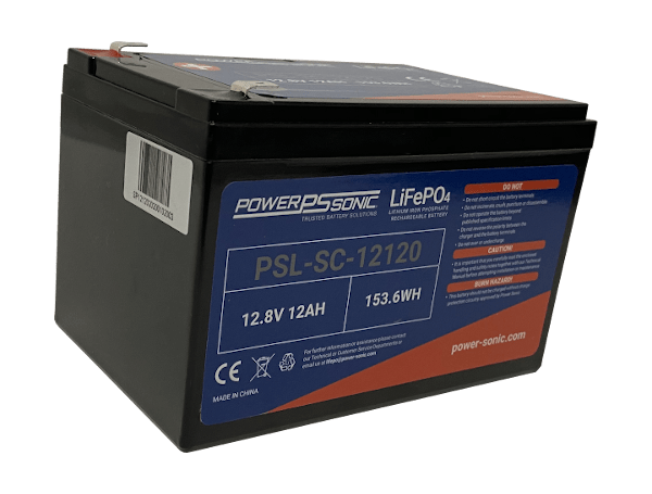 Power Sonic PSL-SC-12120 F2 PSL-SC-12120 12.8V12Ah LiFePO4