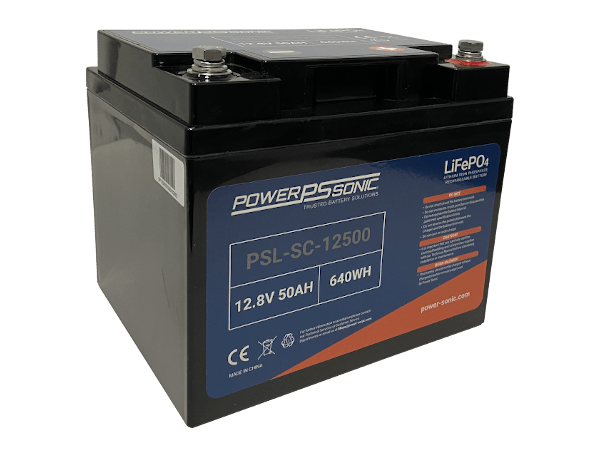 Power Sonic PSL-SC-12500 M8 PSL-SC-12500 12.8V50Ah LiFePO4