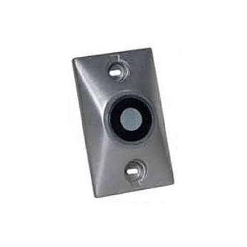 Potter DH24120FPC electromagnetic fire door holder with fire alarm system, mounted on a door for fire safety.