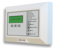 Edwards RLCD-C-2 Remote Annunciator Compatible with EDGE-ML Series LCD with Common Controls White English Edwards
