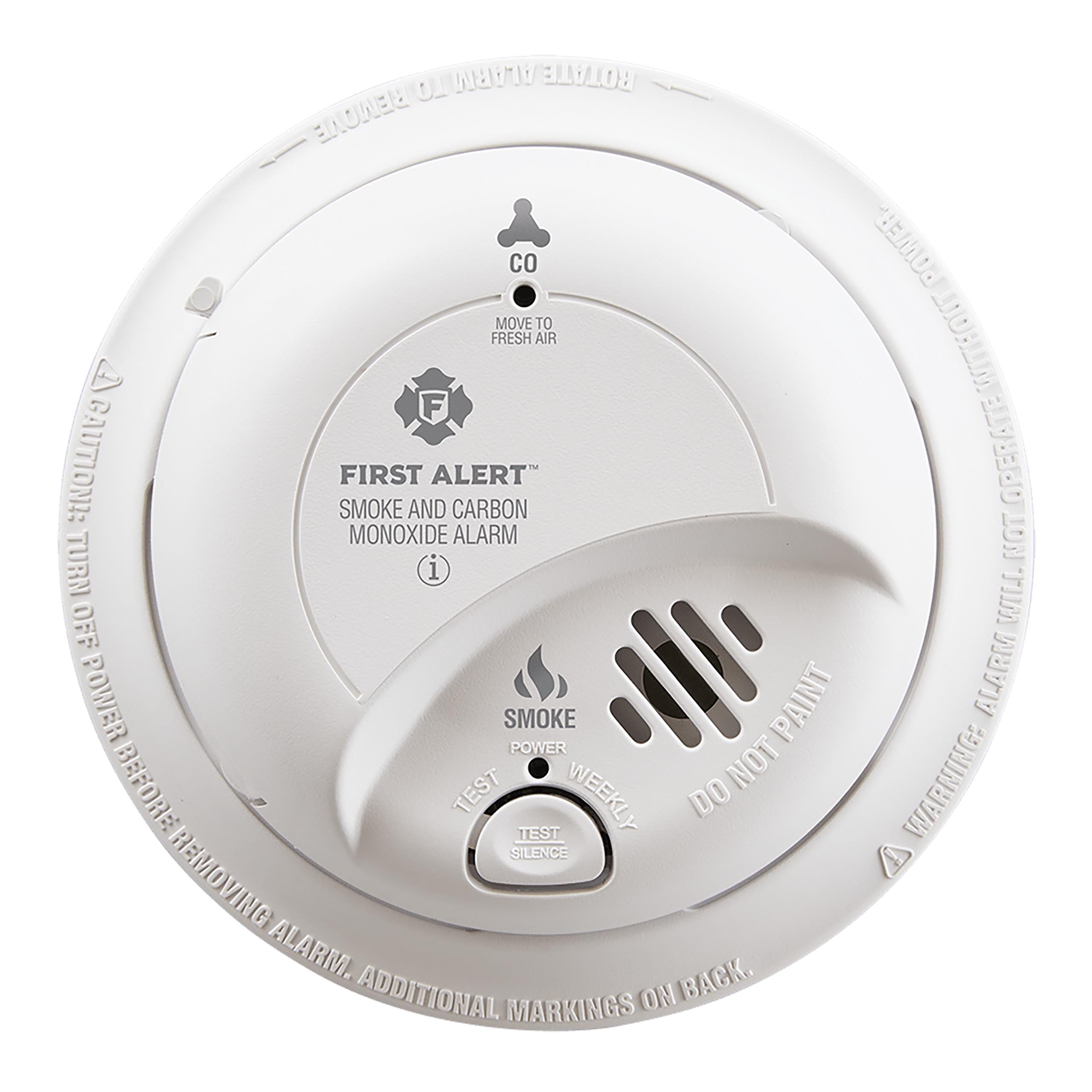 First Alert SC9120B Hardwired Combination Smoke and Carbon Monoxide Alarm with Battery Backup
