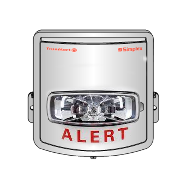 Simplex 49VOC-WWALT Cover, White, "ALERT" - image 1