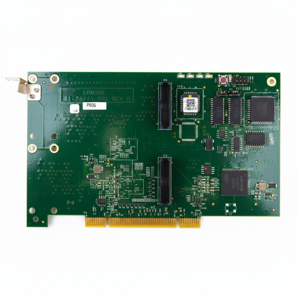 Simplex 4190-9829 modular network interface module used in fire alarm systems, with connection ports and electronic components.