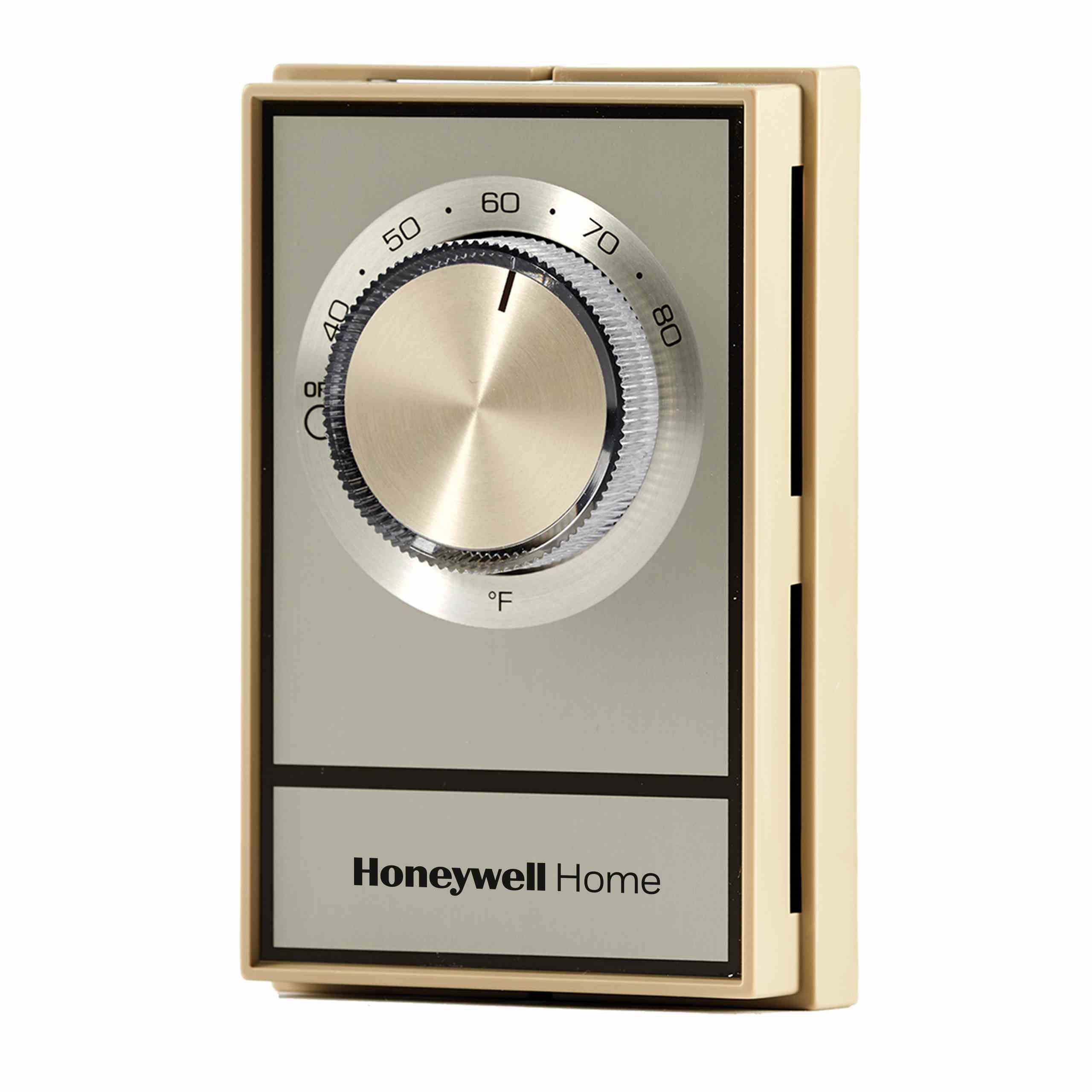 Resideo T498B1553/U T498 Beige Electric Heat Thermostat, w/ Pos Off, T498B1553