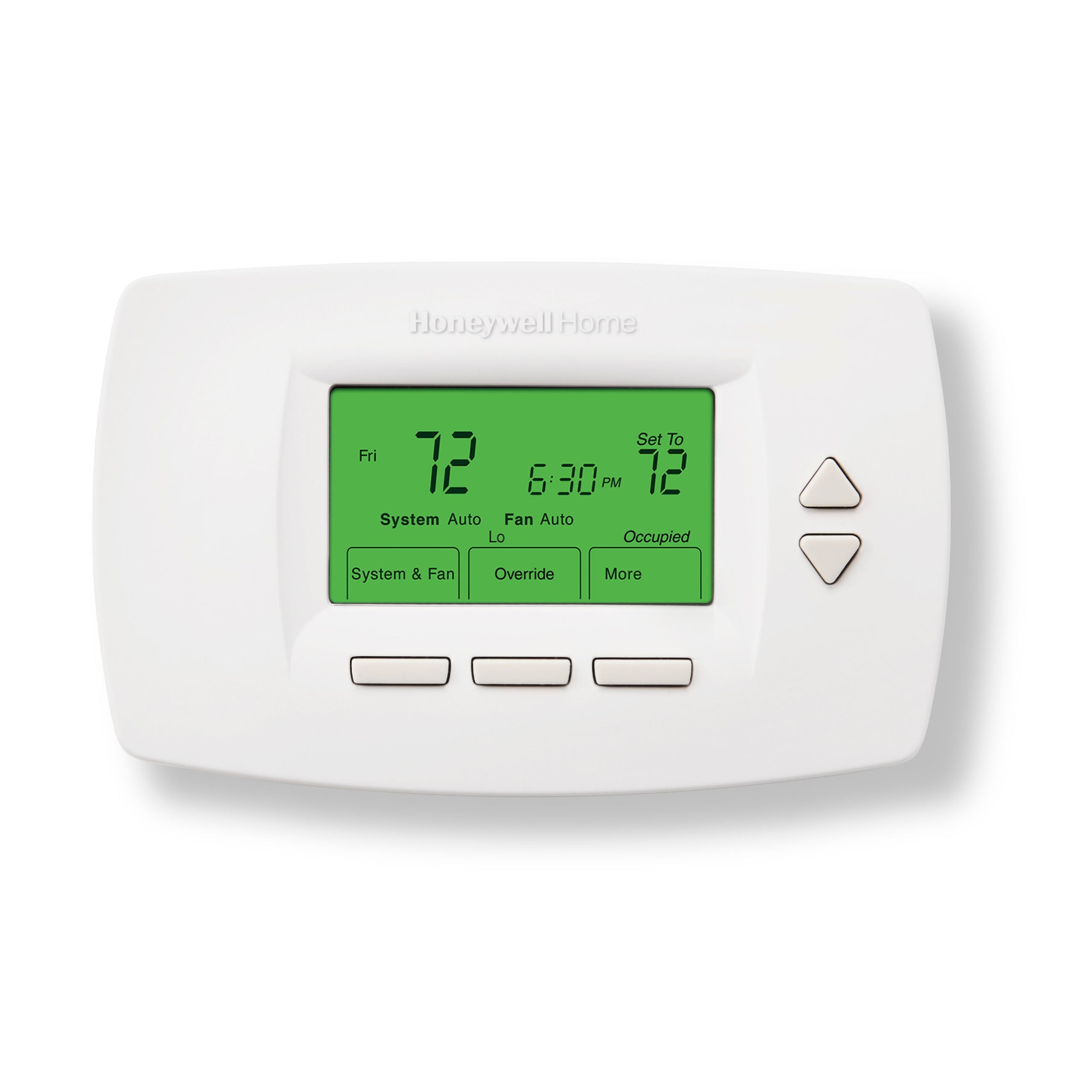 Resideo TB7100A1000/U MultiPro MultiSpeed and Multipurpose Programmable/Non-Programmable Thermostat, TB7100A1000