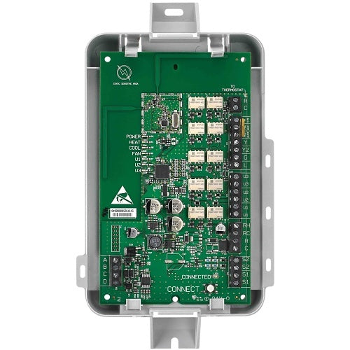 Honeywell Home Prestige 2-Wire IAQ Equipment Interface Module for fire alarm systems, shown in the image.