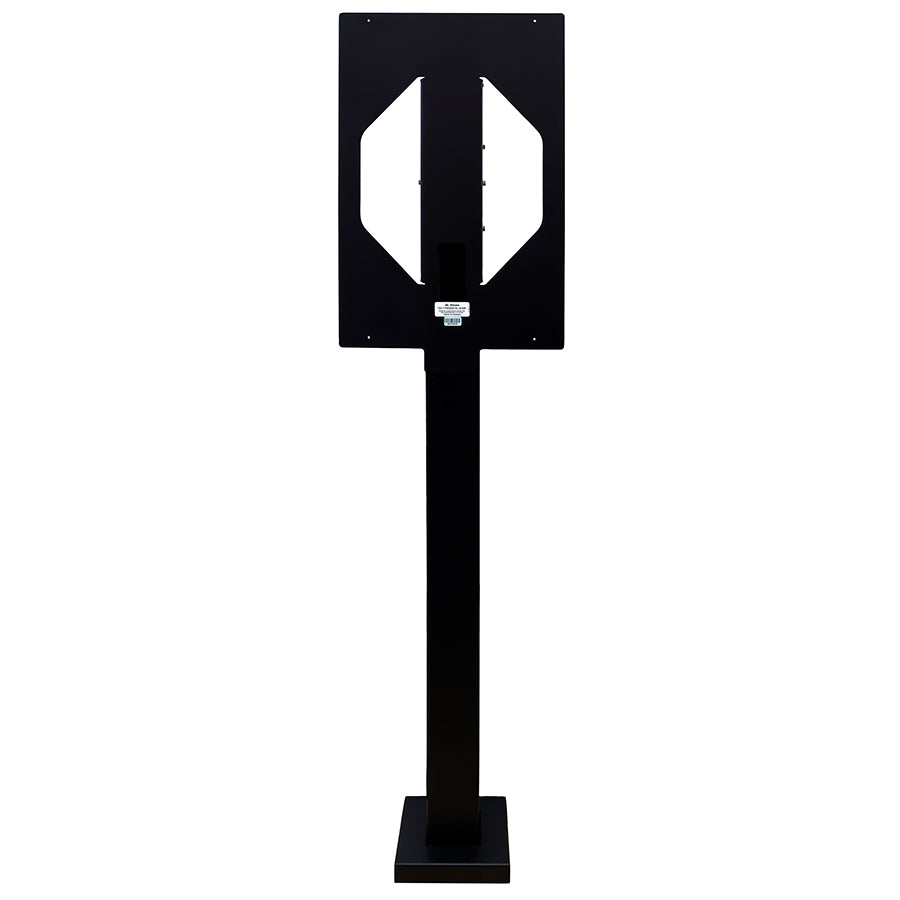 Mircom TX3-T-PEDESTAL-B-WR Pedestal Stand (Black Color) for TX3 Touch Weather Resistant Panel