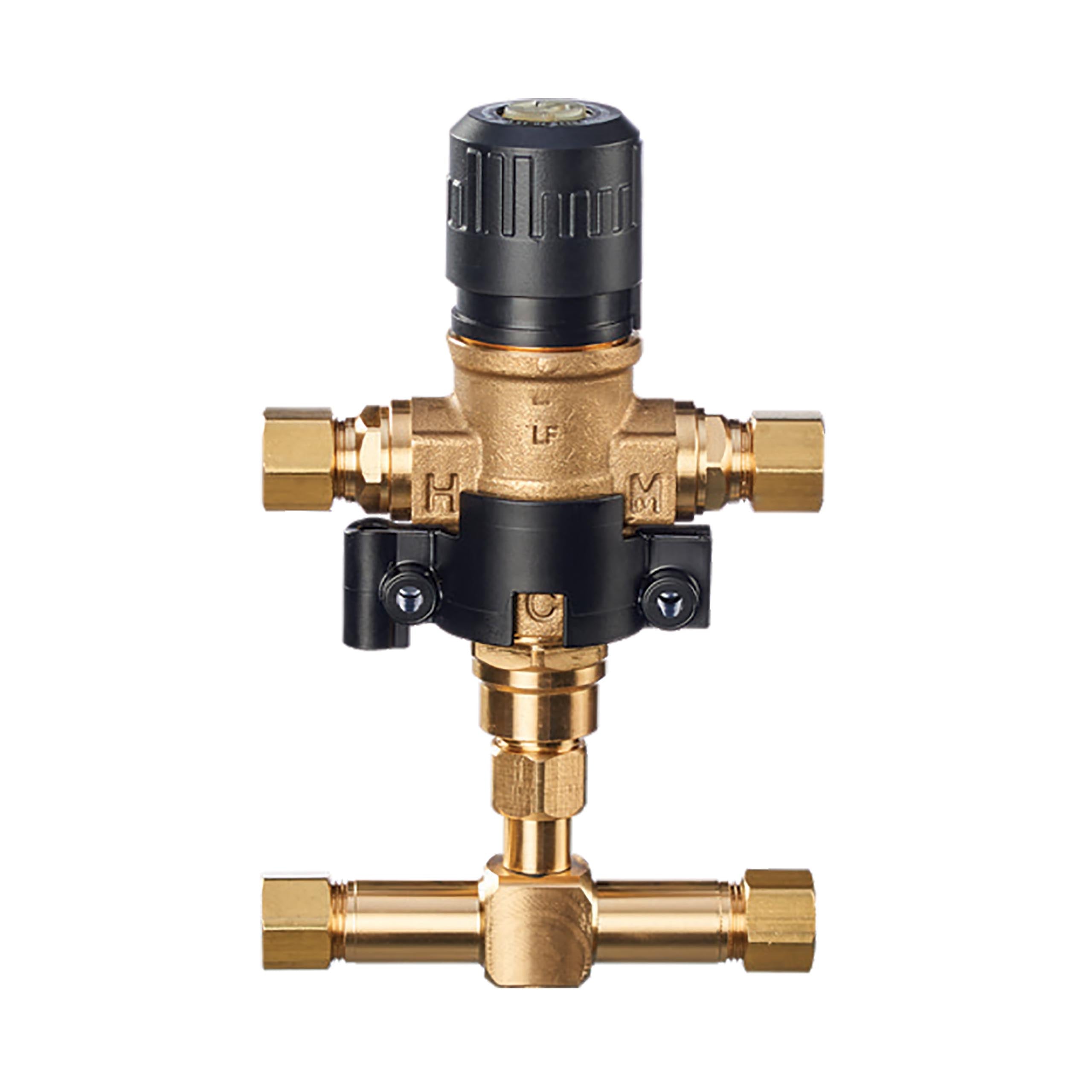 Resideo UMV500-LF/U 3/8 in Universal Undersink Mixing Valve for 3 or 4 port LF