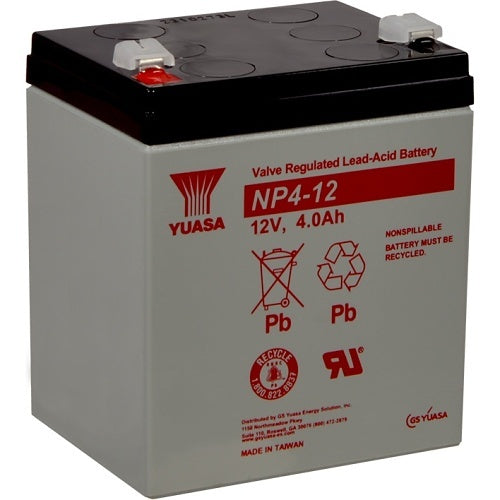 Yuasa NP4-12 (12V 4Ah) Yuasa General Purpose VRLA Battery