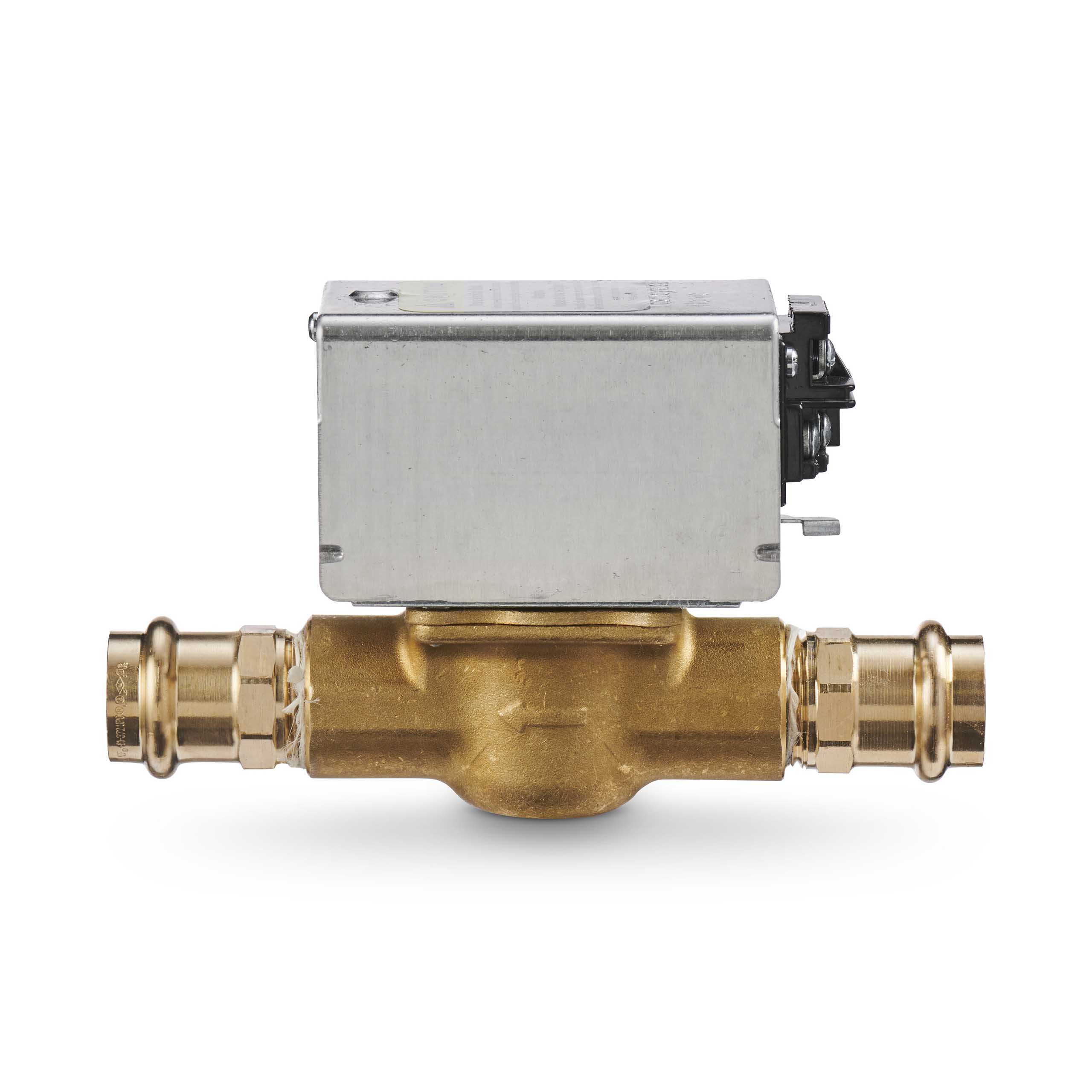 Resideo V8043F1511/U 1/2" Viega Propress Connection Zone Valve w/ Terminal Block Connections and End Switch