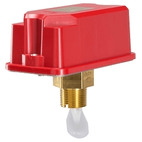 System Sensor WFDTN T-Tap Waterflow Detector for fire alarm systems, shown in the image with mounting details.