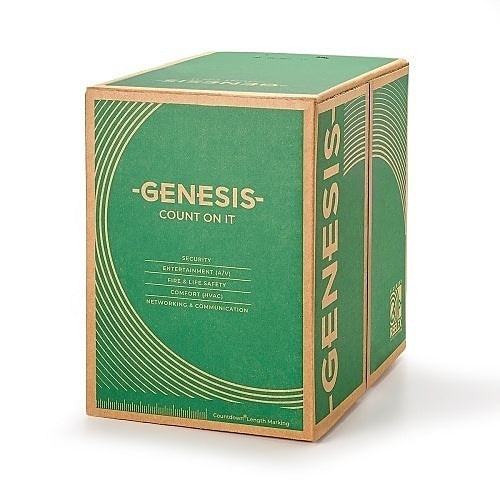 Genesis 45075504 184 SOLID FIRE ALARM, PLENUM, UNSHIELDED Red 500 Pull Box - image 3