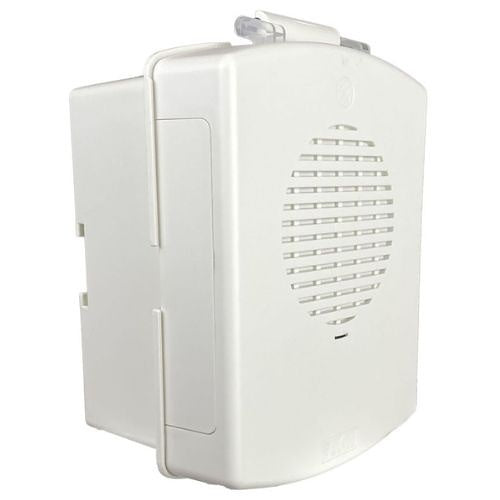 Eaton Wheelock EL4XHN-NW white horn with four surface mounting boxes, designed for alert and signaling applications.