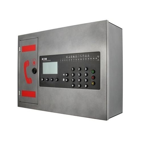 Eaton Wheelock MX16-US VoCALL 16 US digital area of refuge emergency voice system main panel with control buttons and display screen