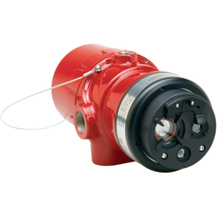 Det-Tronics X5200A4N11W1 Flame Detector with sturdy metal housing and sensor lens for accurate flame detection in industrial settings.
