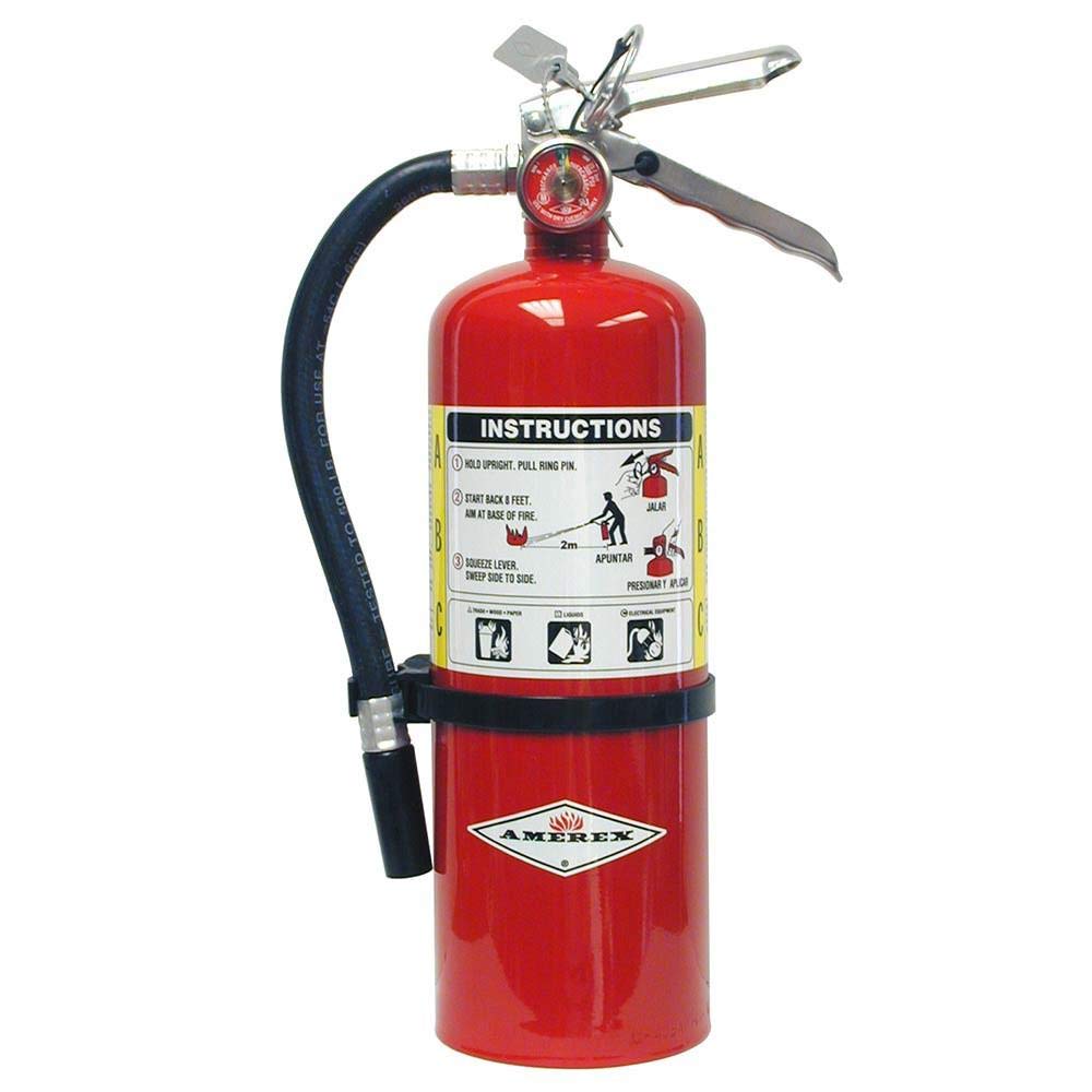 Amerex B402 5lb ABC Dry Chemical Fire Extinguisher with Wall Bracket - The Fire Alarm Supplier