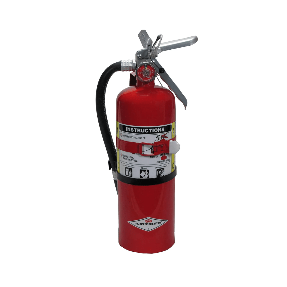 Amerex B402T 5lb ABC Dry Chemical Class A B C Fire Extinguisher - The Fire Alarm Supplier