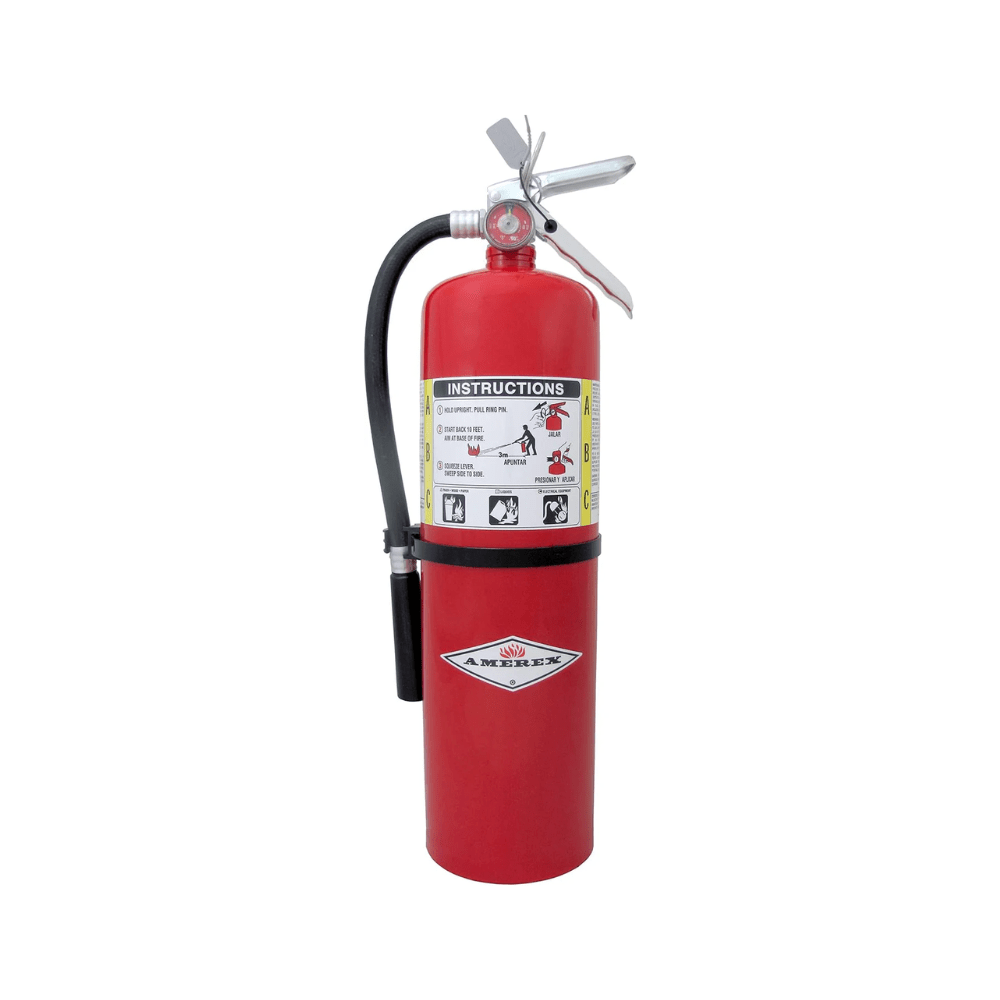 Amerex B456 ABC Dry Chemical Fire Extinguisher with Aluminum Valve, 10 lb - The Fire Alarm Supplier