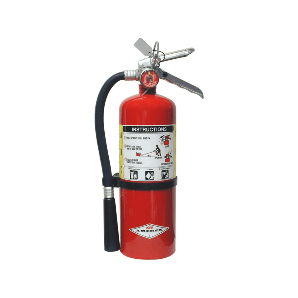 Amerex B500 ABC Dry Chemical Fire Extinguisher 2A - 10 BC Rated, 5 lb - The Fire Alarm Supplier