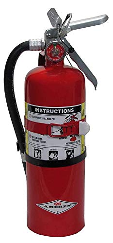 Amerex B500T Fire Extinguisher, 2A:10B:C, Dry Chemical, 5 lb - The Fire Alarm Supplier