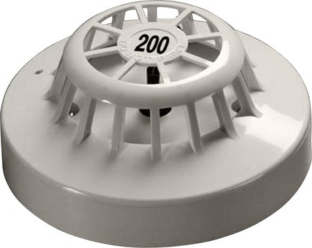 Apollo 55000-145APO Series 65A Heat Detector, 200°F Fixed Temperature, Flashing LED