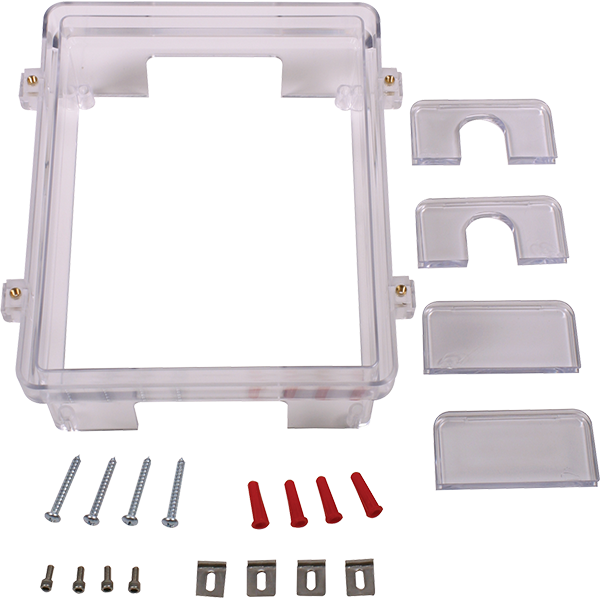 STI KIT-06297D "D Style Backbox for 1210/1221 Series for Horn Strobe Damage Stopper & Stopper Dome