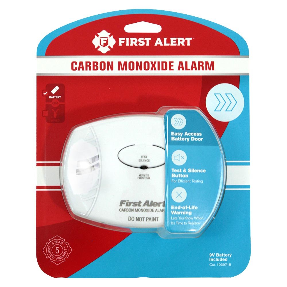 First Alert BRK CO400 Basic Battery Operated Carbon Monoxide Alarm (1039718)