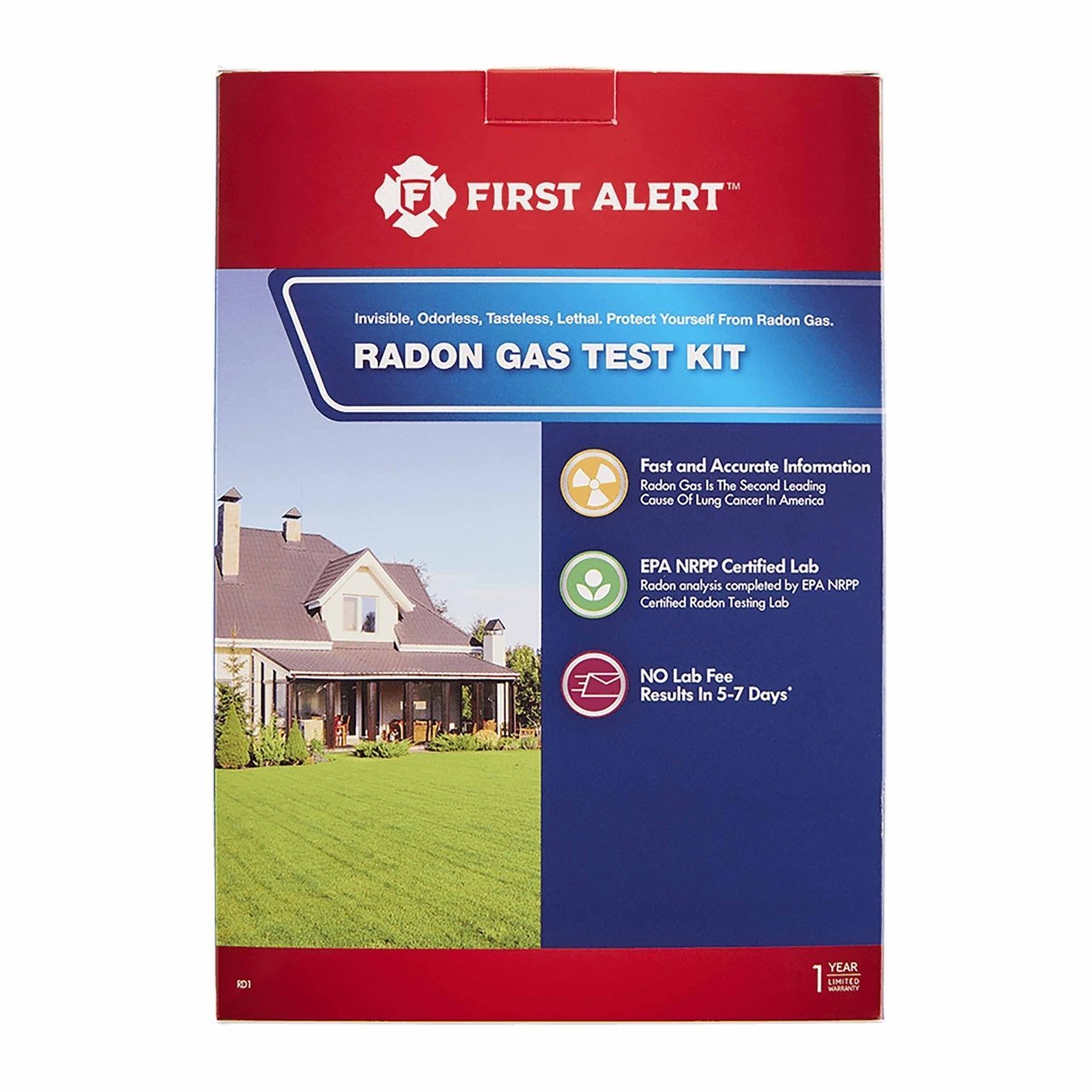 BRK RD1 Home Radon Test Kit - The Fire Alarm Supplier