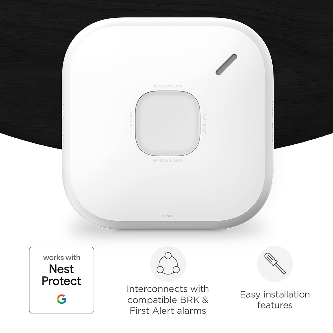 BRK SMCO600NV SC5 Battery Powered Smart Smoke and Carbon Monoxide Alarm - The Fire Alarm Supplier