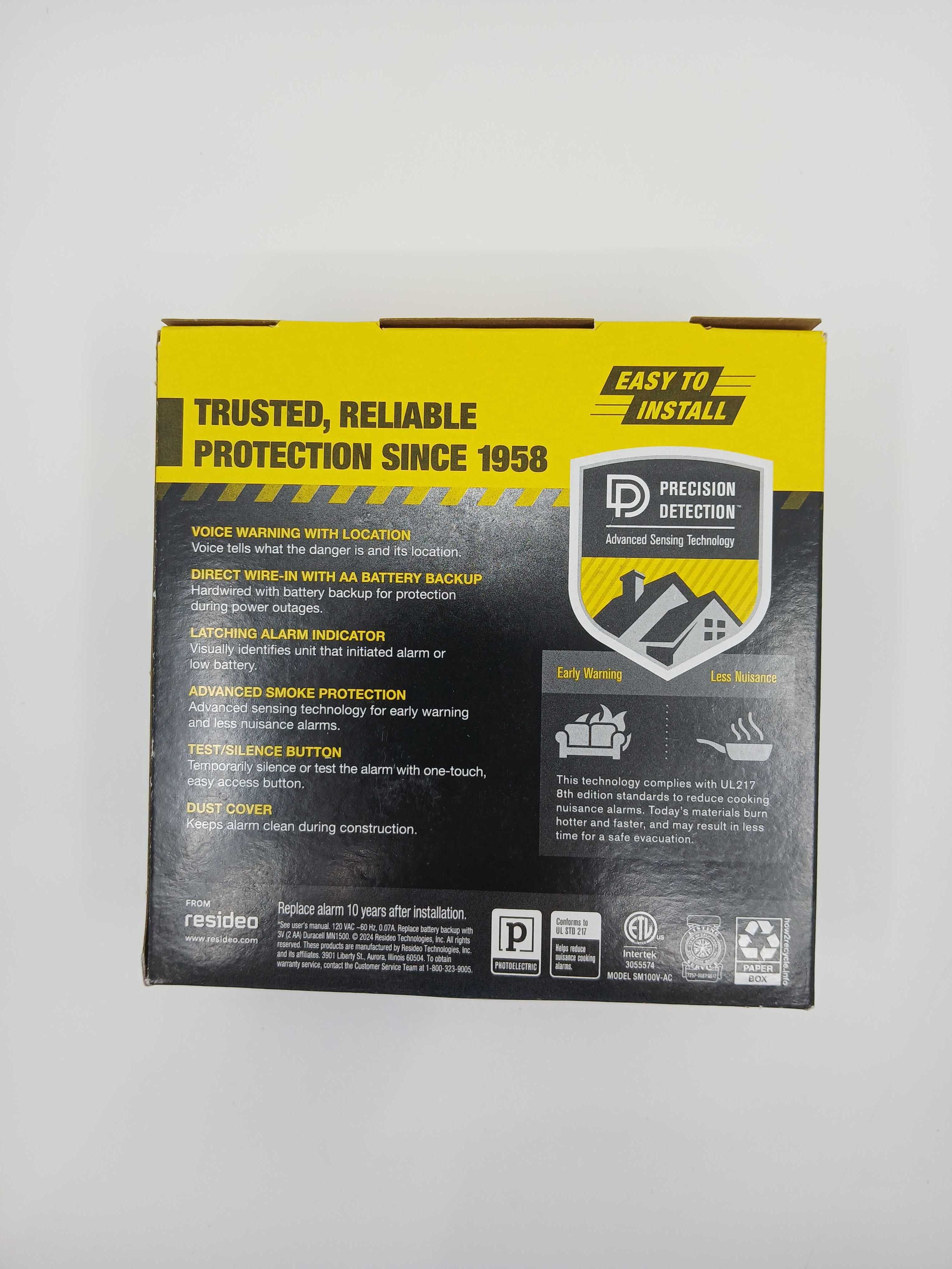 BRK SM100V-AC Interconnect Hardwire Smoke Alarm with Battery Backup (1046721) - The Fire Alarm Supplier