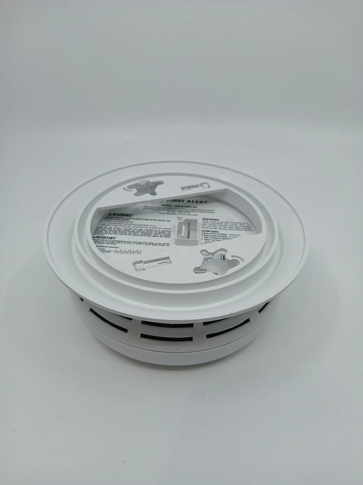 BRK SMCO100V-AC Interconnect Hardwire Smoke and CO Alarm (1046781) - The Fire Alarm Supplier