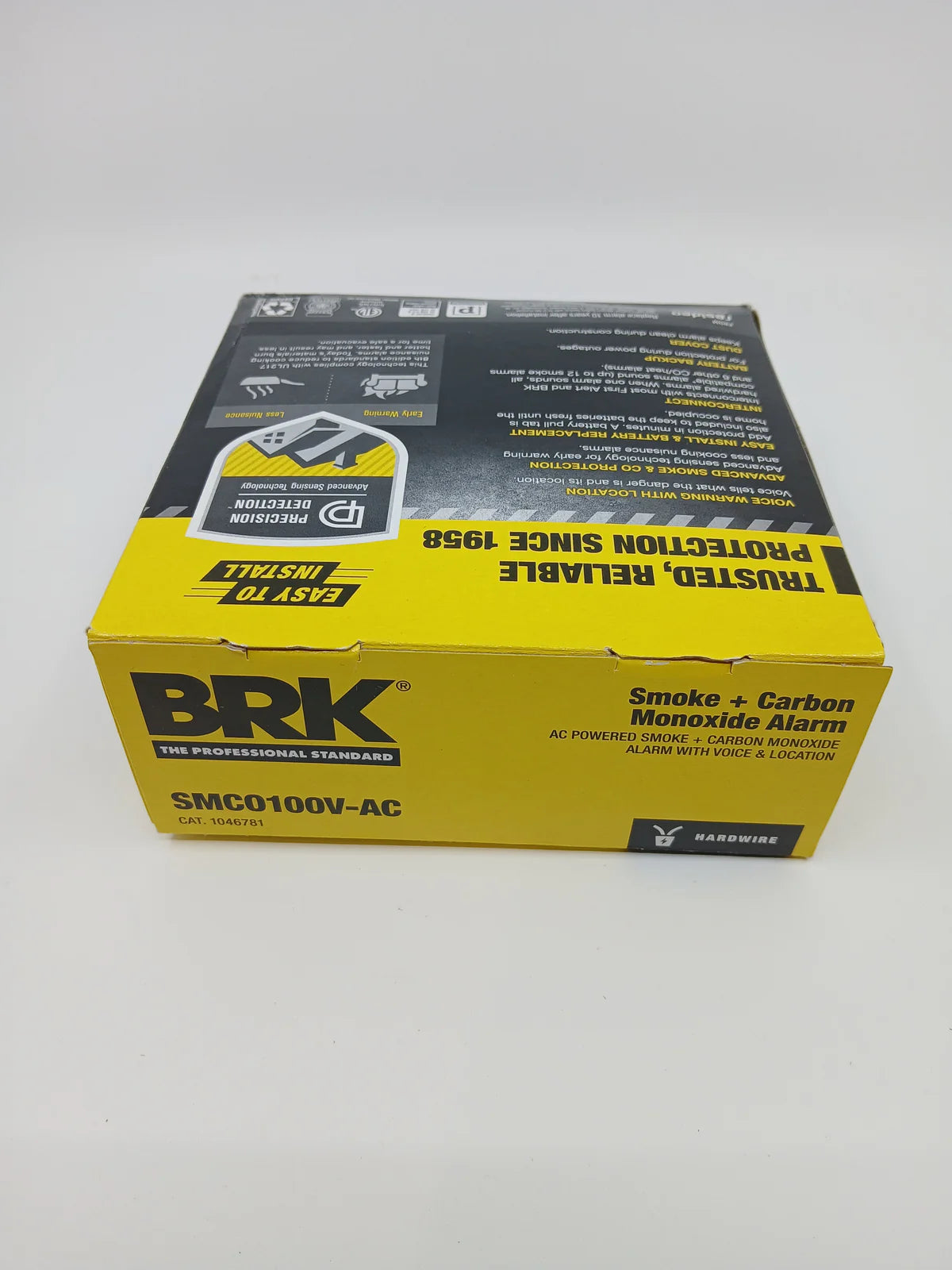 BRK SMCO100V-AC Interconnect Hardwire Smoke and CO Alarm (1046781) - The Fire Alarm Supplier