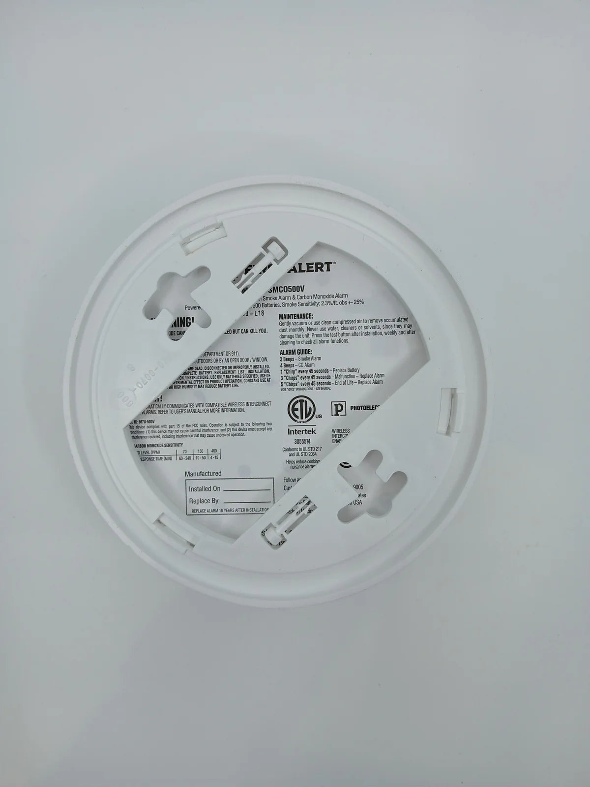 BRK SMCO500V Interconnect Battery-Operated Smoke and CO Alarm (1046815) - The Fire Alarm Supplier
