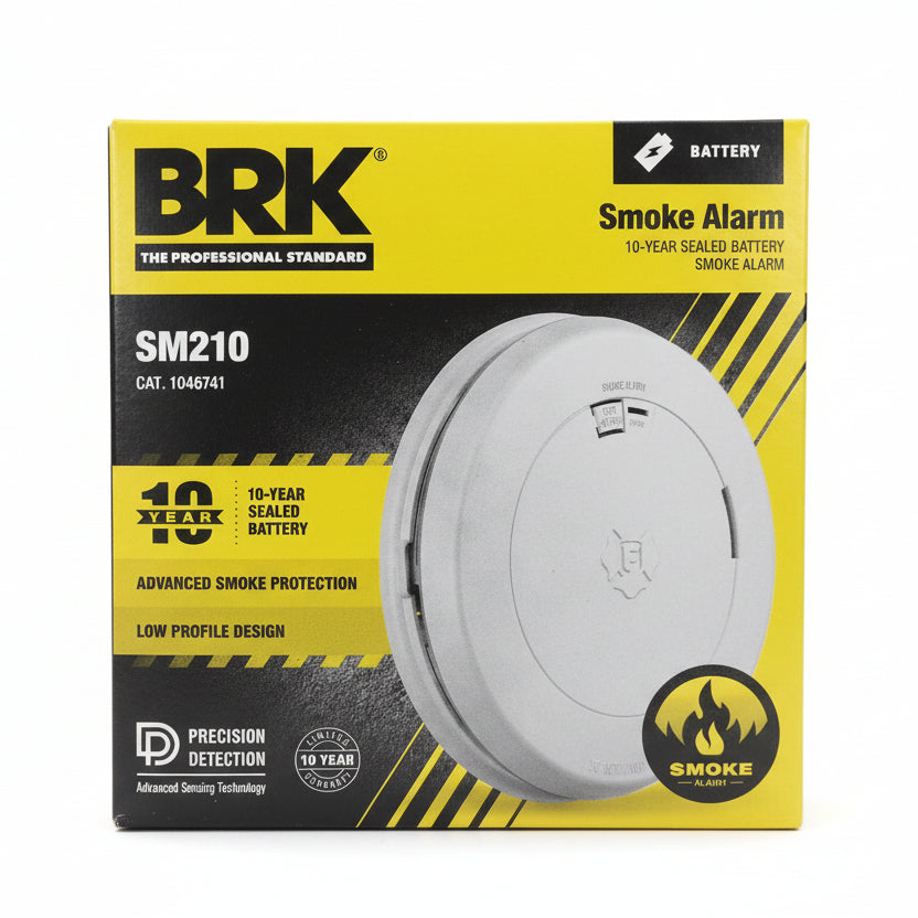 BRK SM210 10-Year Sealed Battery Smoke Alarm (1046741) - The Fire Alarm Supplier
