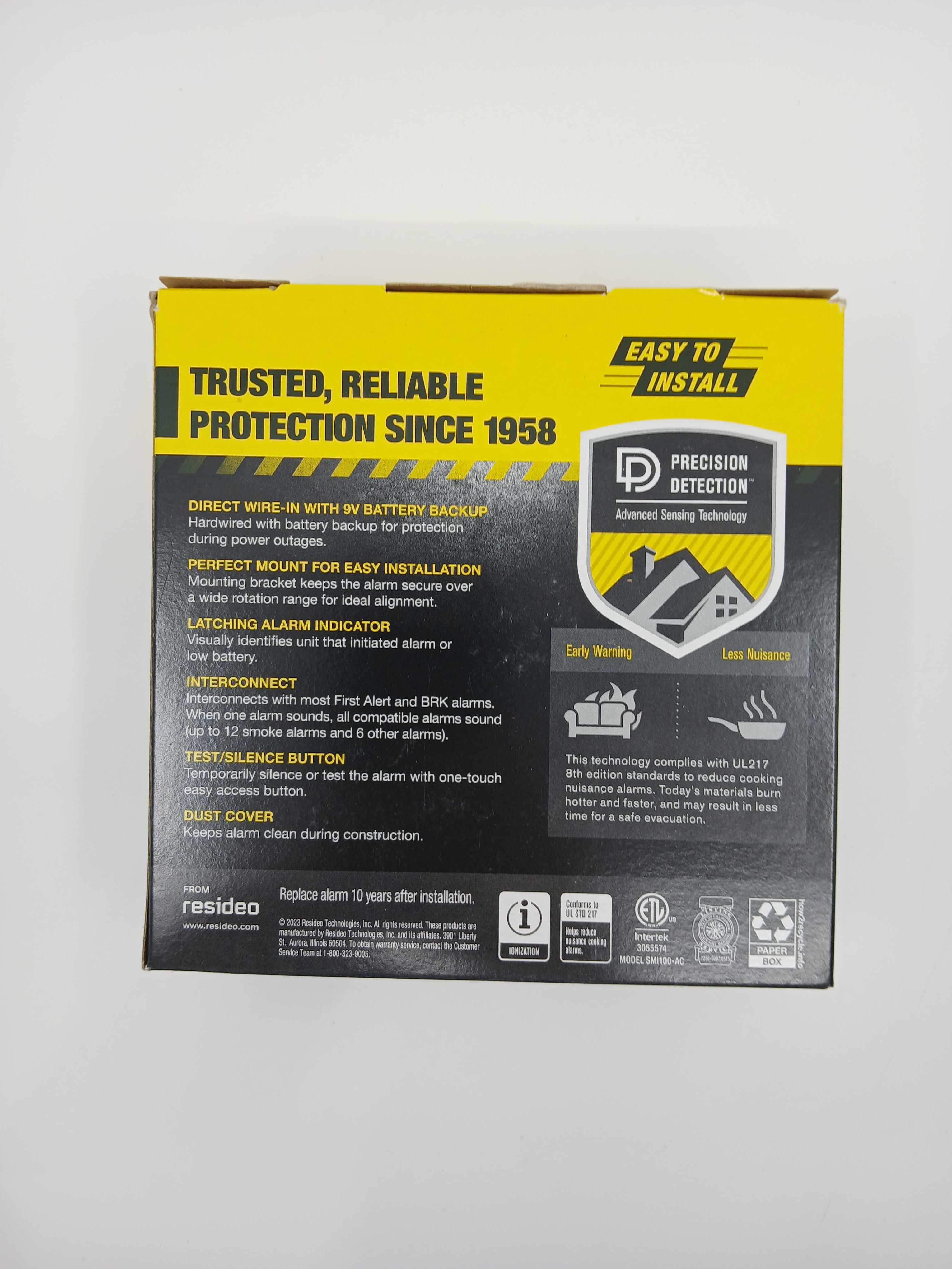 BRK SMI100-AC Interconnect Hardwire Smoke Alarm with Battery Backup (1046836) - The Fire Alarm Supplier