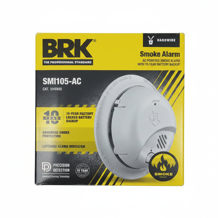 BRK SMI105-AC Interconnectable Ion Smoke Alarm (1046850) - The Fire Alarm Supplier