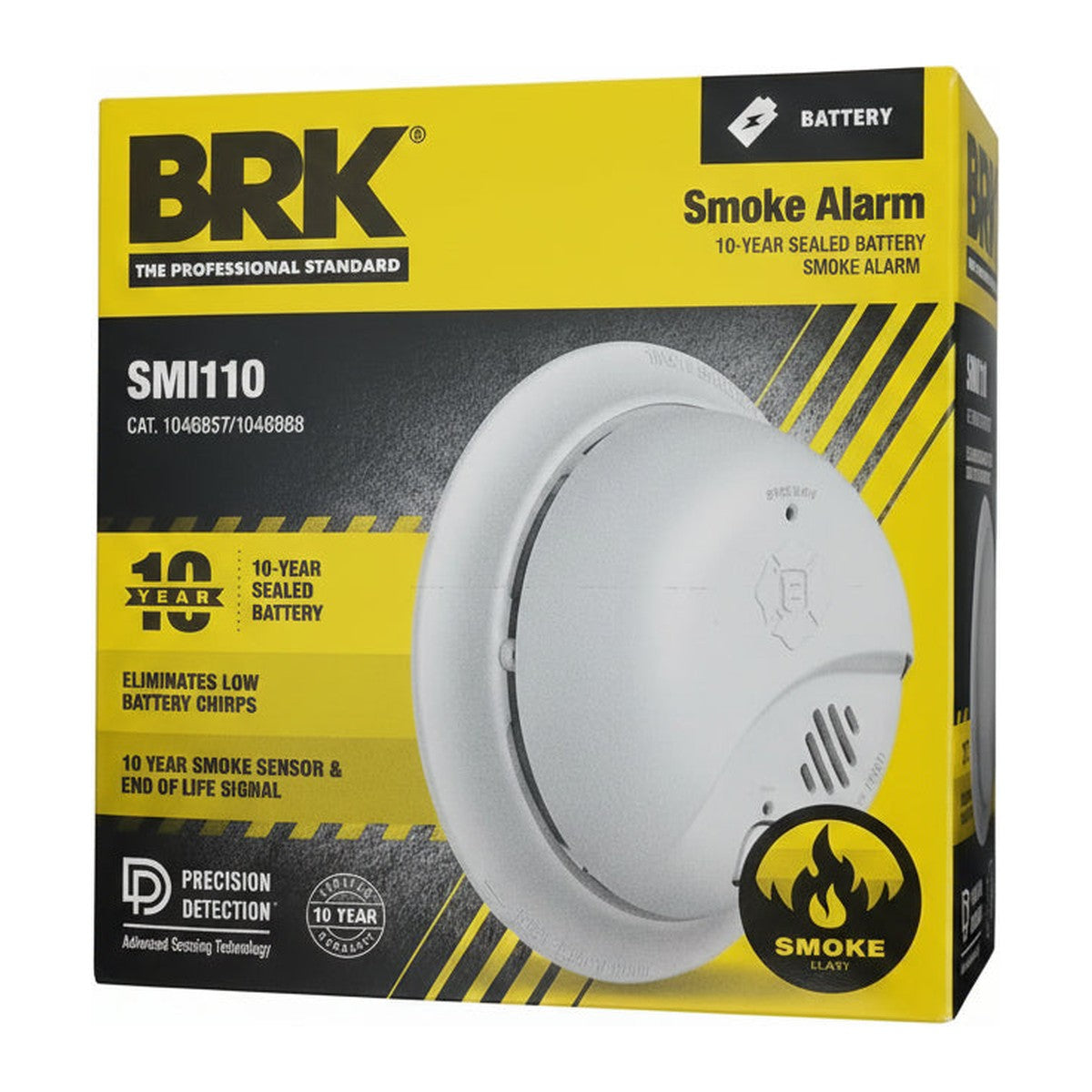 BRK SMI110 10-Year Sealed Battery Smoke Alarm 1046858