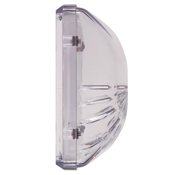 STI-1210E horn strobe damage stopper with open back box for flush mount, designed for fire alarm systems and emergency signaling.