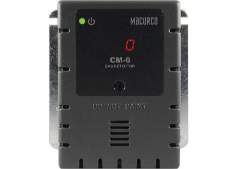 Macurco CM-6 (LADBS) Gray Housing Carbon Monoxide CO Fixed Gas Detector Controller LADBS UL2075 Listed