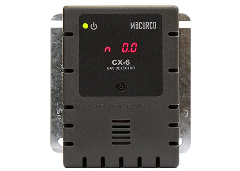 Macurco CX-6-NO2 Gray Housing- Nitrogen Dioxide NO2 Fixed Gas Detector & Controller with Replaceable Sensor - UL2075 Listed (Replacing TX-6-ND)