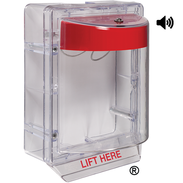 STI STI-1130NR Stopper II with Horn & Spacer - Red Horn, Clear Spacer