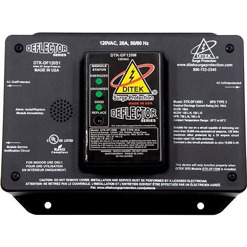 DITEK DTK - DF120S1 Series Connected Surge Protector 120VAC, 20A - The Fire Alarm Supplier