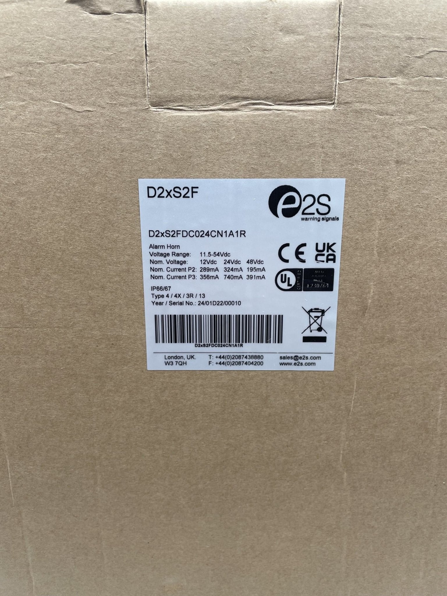 E2S by The Signal Source D2XS2FDC024CN1A1R - The Fire Alarm Supplier