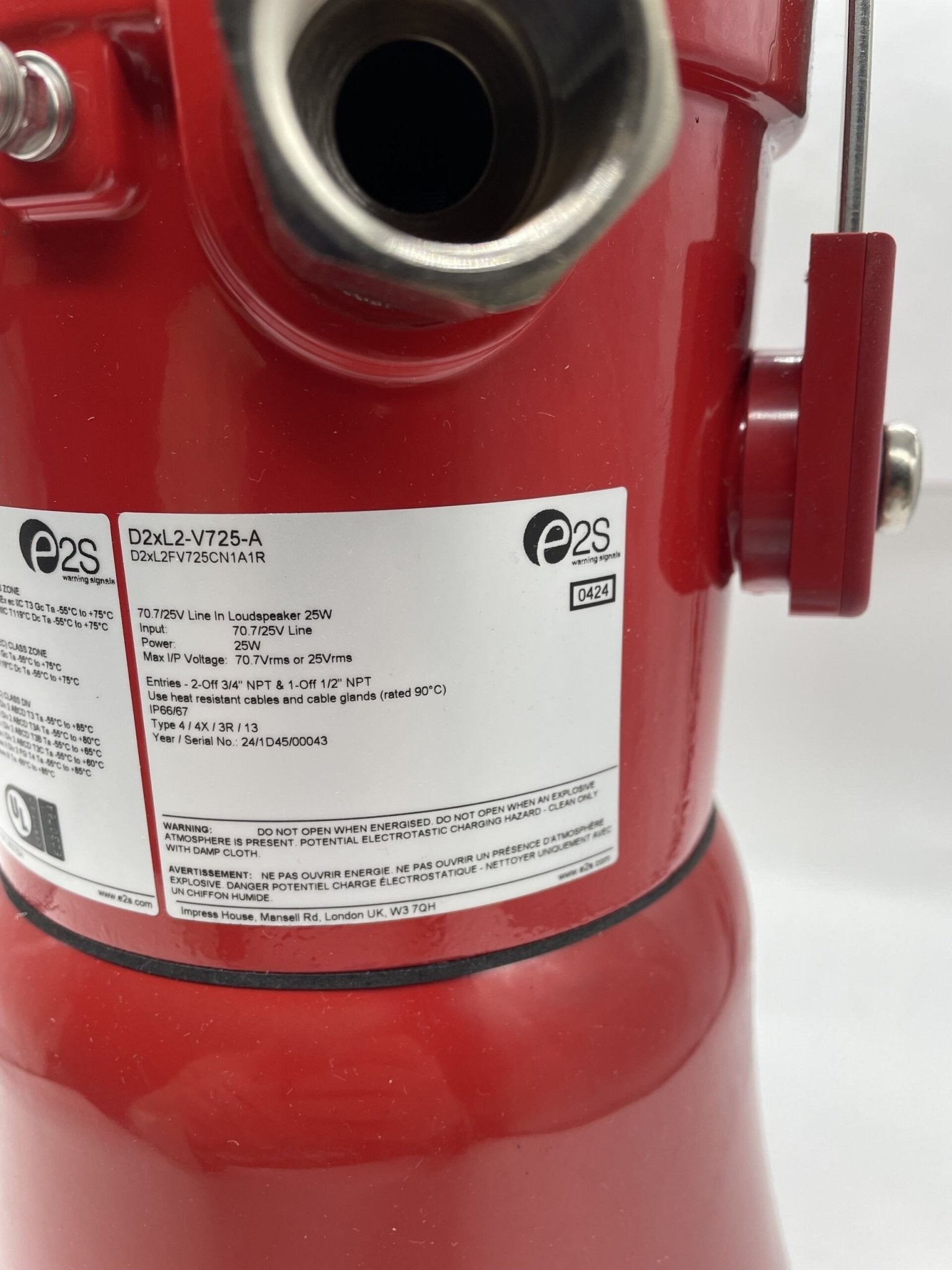 E2S by The Signal Source D2XL2FV725CN1A1R - The Fire Alarm Supplier