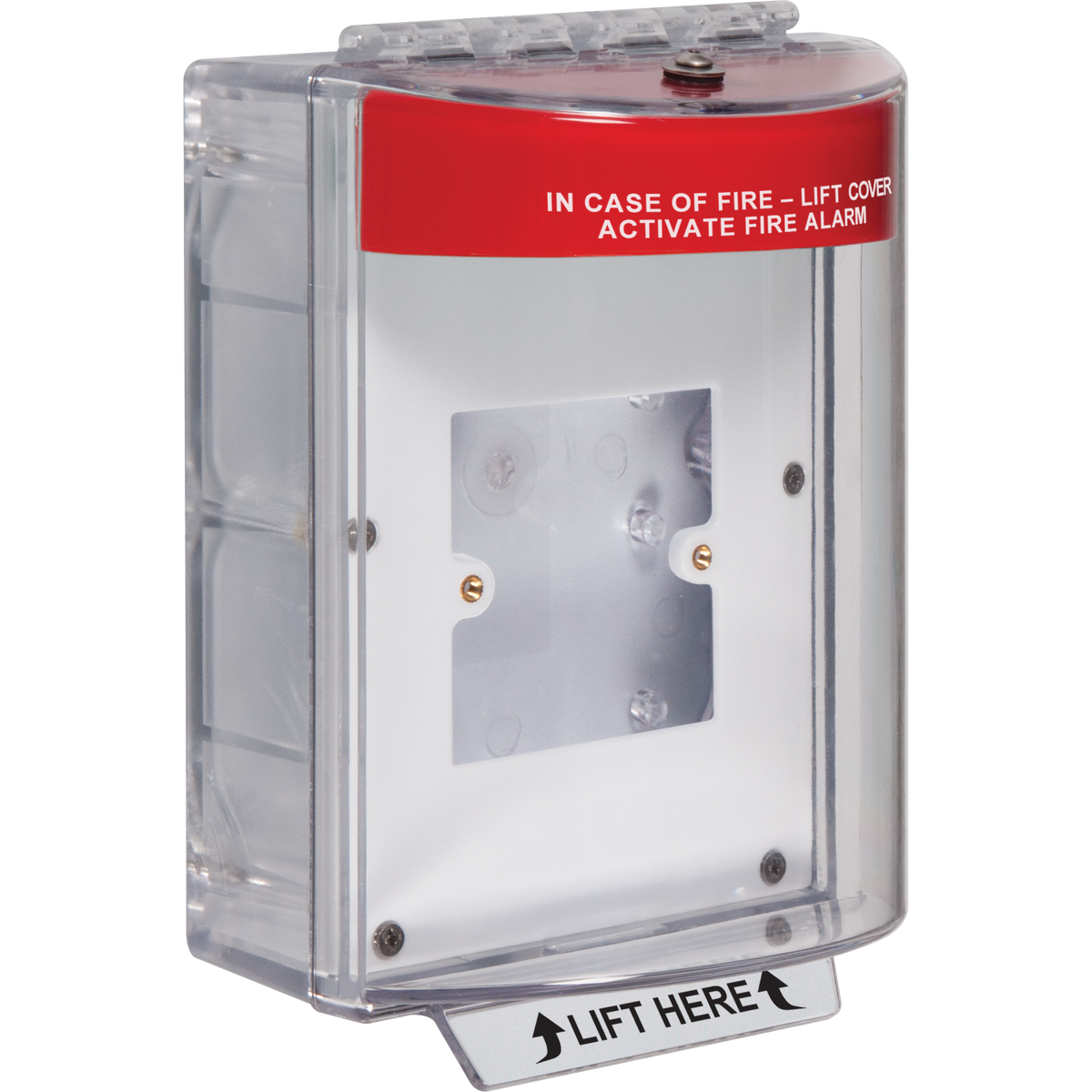 STI STI-13710FR Red Enviro Stopper EU Open Plate Fire Label