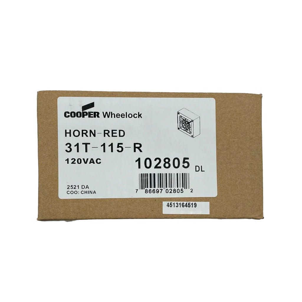 Wheelock 31t-115 Fire Alarm Horn 115vac 0.160a for sale online Wheelock 31t-115 Fire Alarm Horn 115vac 0.160a for sale online