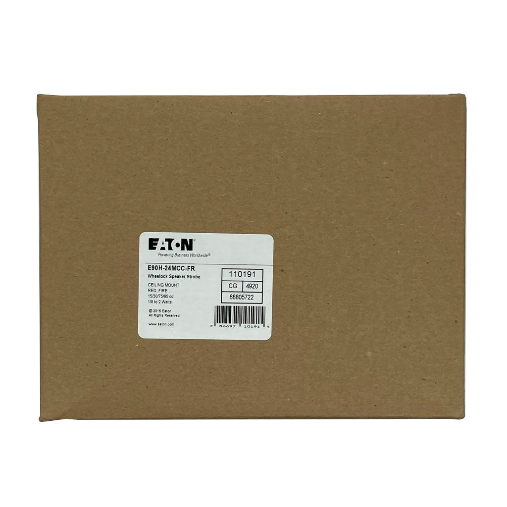 Eaton Wheelock E90H-24MCC-FR Speaker Strobe - The Fire Alarm Supplier